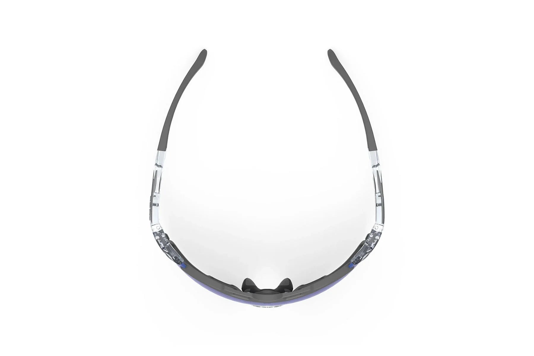 Rudy Project cycling sunglasses#color_cutline-crystal-gloss-frame-with-multilaser-deep-blue-lenses-grey-bumpers