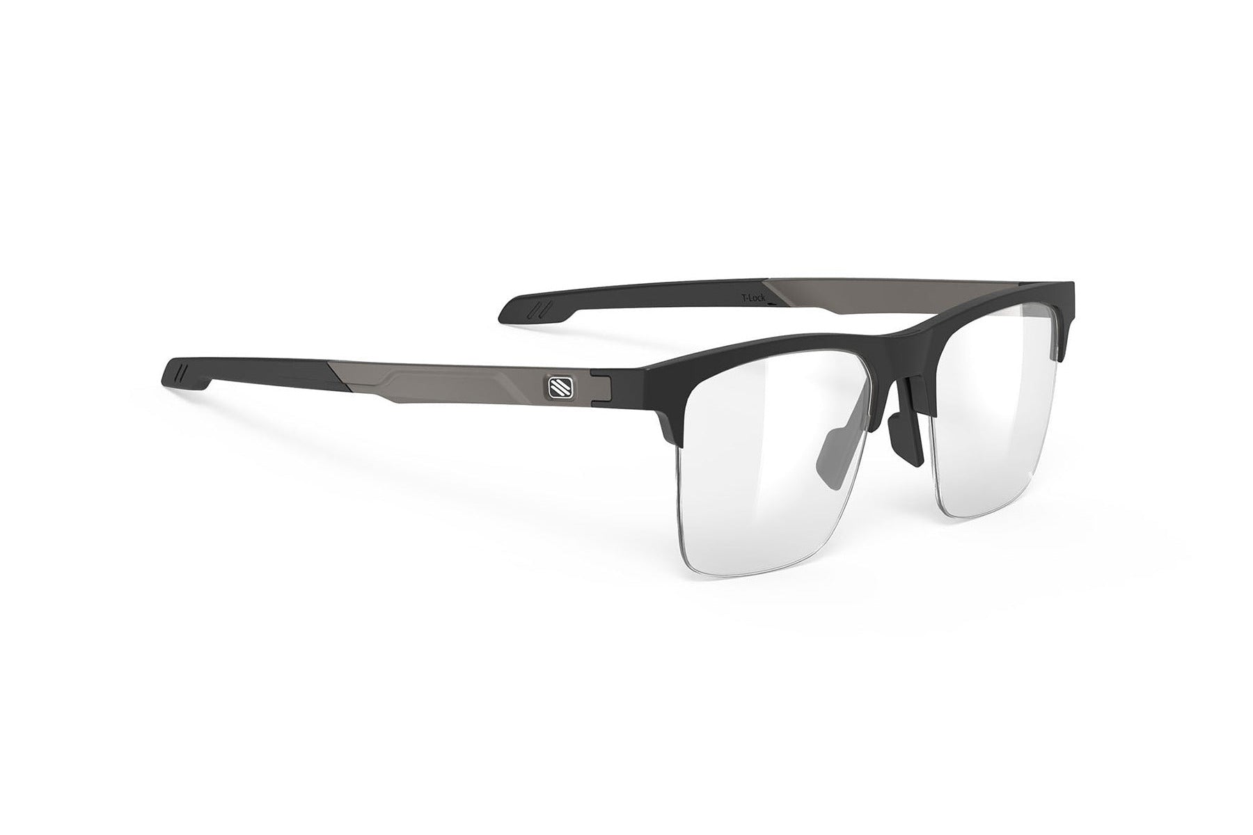 Rudy Project ophthalmic prescription eyeglass frames#color_inkas-xl-half-rim-shape-a-matte-black