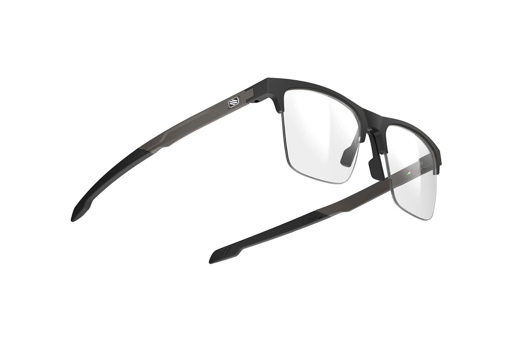 Rudy Project ophthalmic prescription eyeglass frames#color_inkas-xl-half-rim-shape-a-matte-black