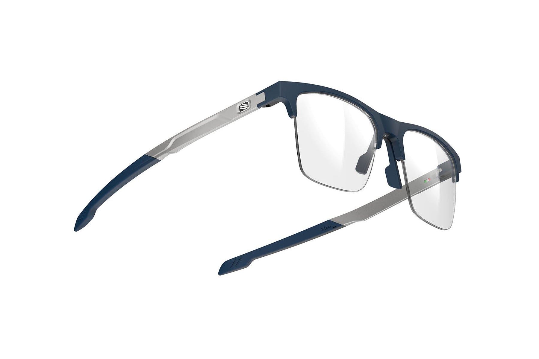 Rudy Project ophthalmic prescription eyeglass frames#color_inkas-xl-half-rim-shape-a-blue-navy