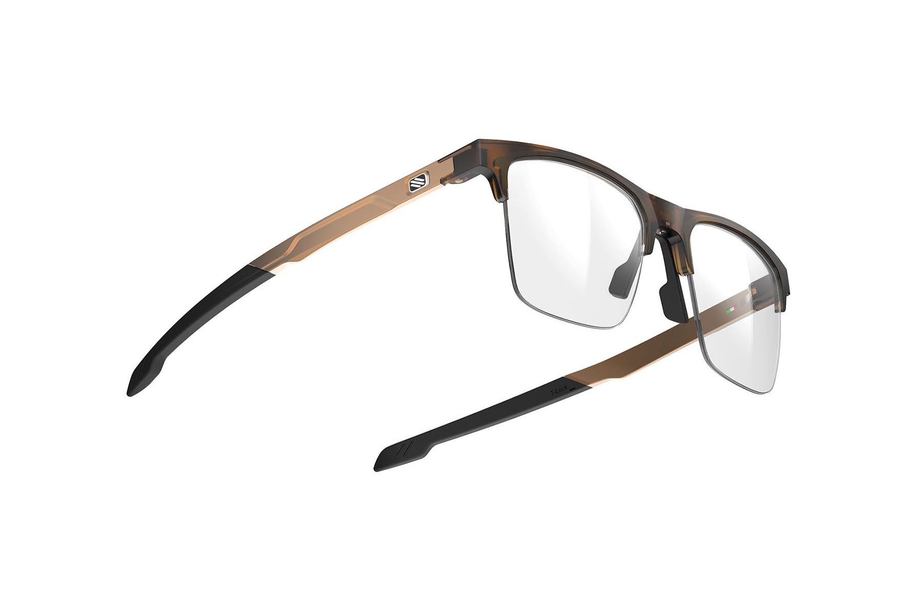 Rudy Project ophthalmic prescription eyeglass frames#color_inkas-xl-half-rim-shape-a-demi-turtle-gloss