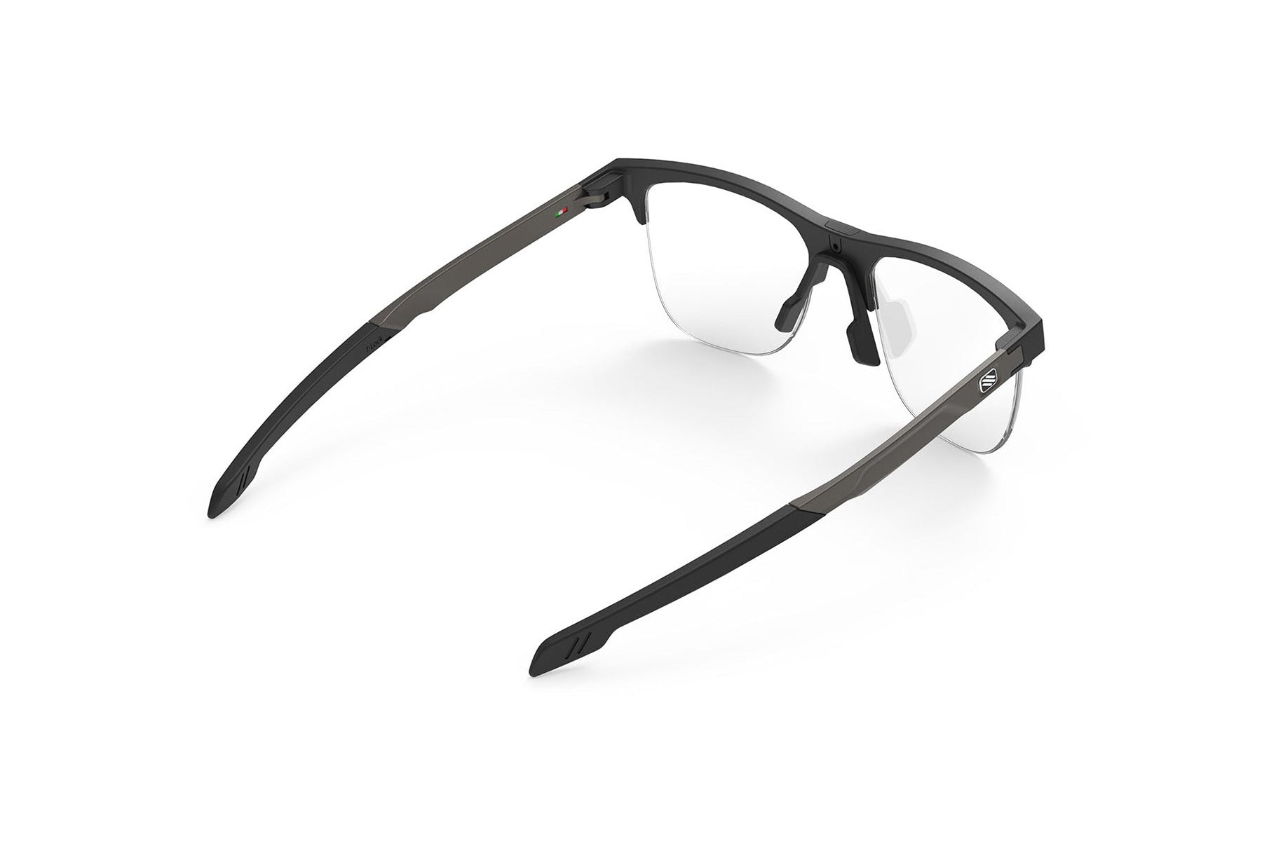 Rudy Project ophthalmic prescription eyeglass frames#color_inkas-xl-half-rim-shape-b-matte-black