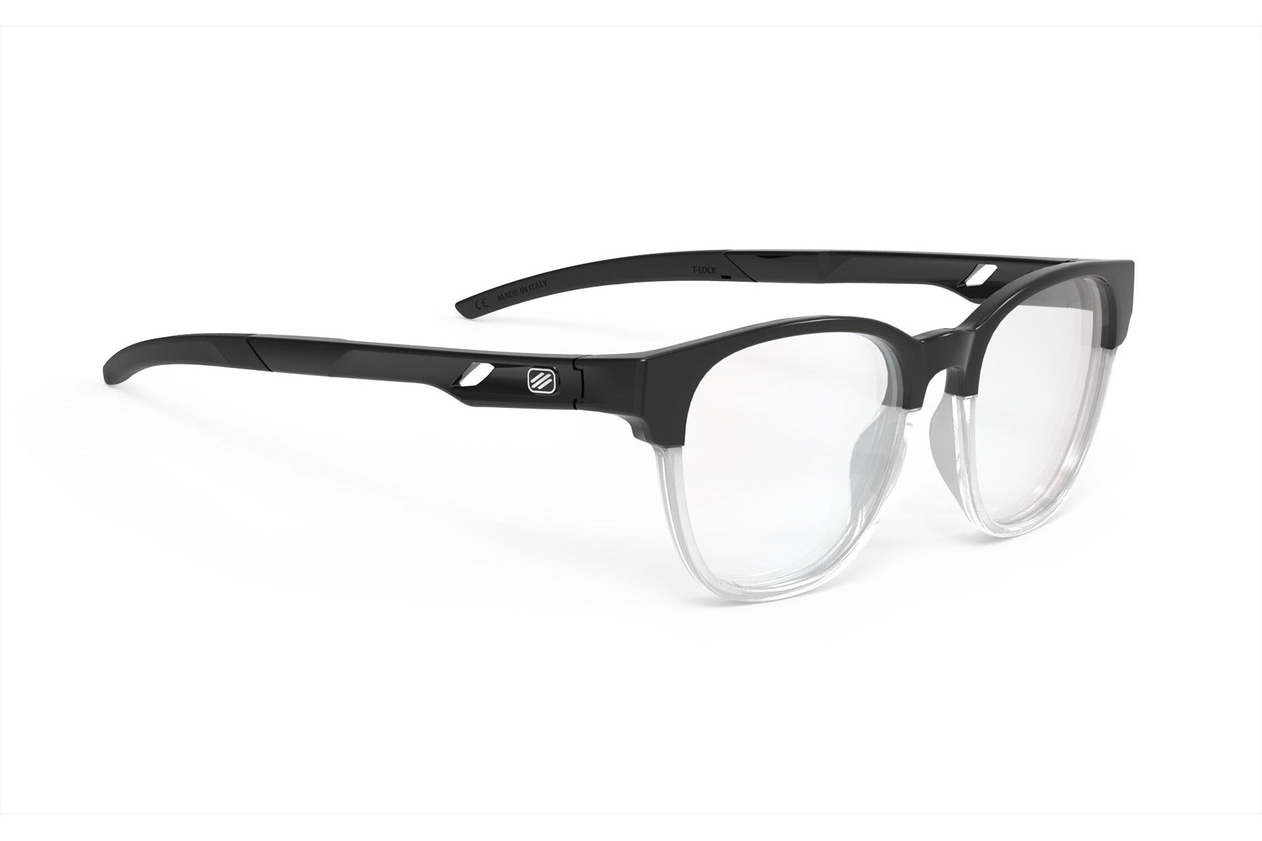 Rudy Project ophthalmic prescription eyeglass frames#color_iridis-65-crystal-ash-black-gloss