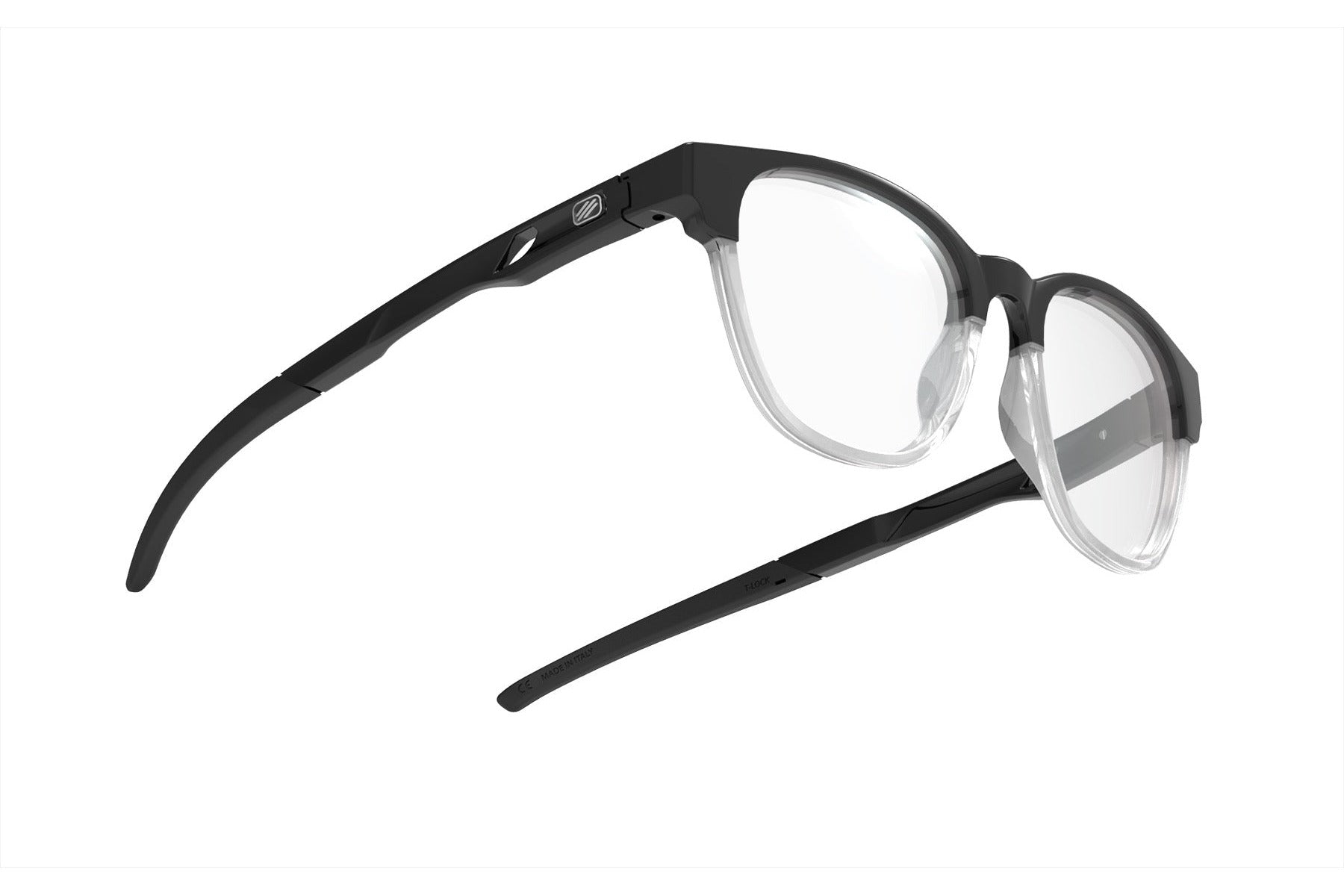 Rudy Project ophthalmic prescription eyeglass frames#color_iridis-65-crystal-ash-black-gloss