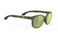 Rudy Project Lightflow B prescription ready active lifestyle sunglasses#color_lightflow-b-olive-matte-frame-with-laser-green-lenses