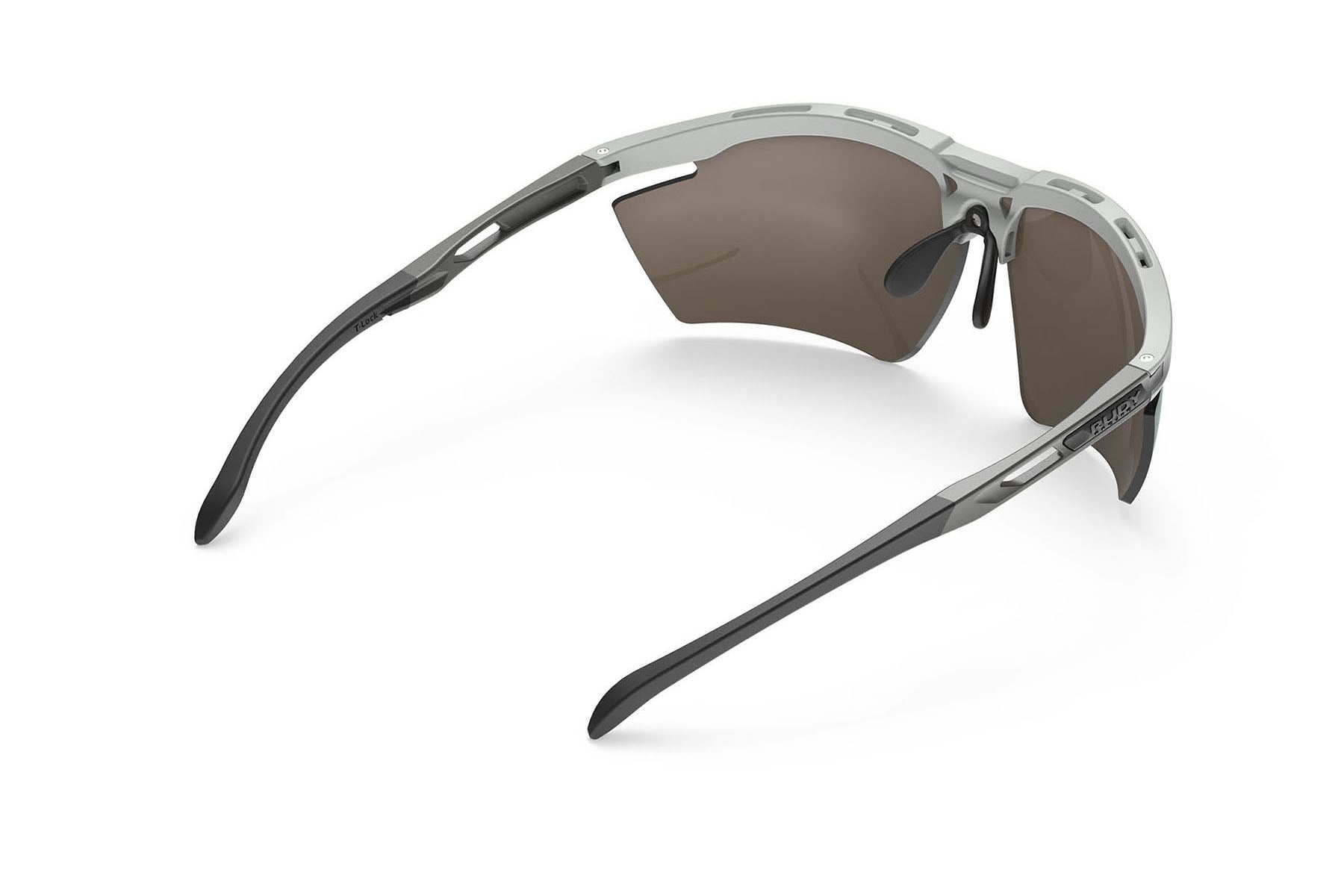 Rudy Project Magnus running and cycling sport and prescription sport sunglasses#color_magnus-light-grey-matte-frame-with-multilaser-yellow-lenses
