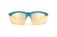 Rudy Project Magnus running and cycling sport and prescription sport sunglasses#color_magnus-light-teal-matte-with-multilaser-gold-lenses