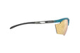 Rudy Project Magnus running and cycling sport and prescription sport sunglasses#color_magnus-light-teal-matte-with-multilaser-gold-lenses