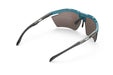 Rudy Project Magnus running and cycling sport and prescription sport sunglasses#color_magnus-light-teal-matte-with-multilaser-gold-lenses
