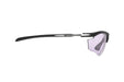 Rudy Project prescription ready golf sunglasses#color_rydon-matte-black-frame-and-impactx-photochromic-2-laser-purple-lenses