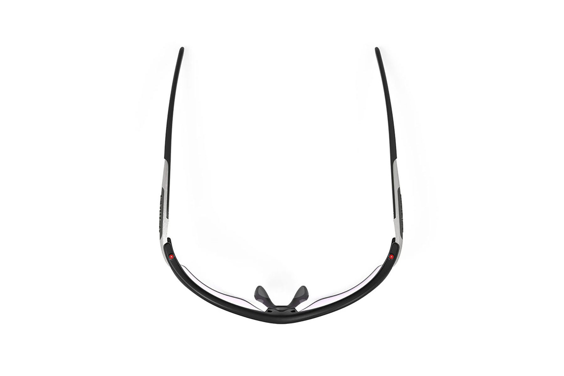 Rudy Project prescription ready golf sunglasses#color_rydon-matte-black-frame-and-impactx-photochromic-2-laser-purple-lenses