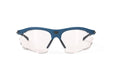 Rudy Project prescription ready running and cycling sunglasses#color_rydon-pacific-blue-matte-frame-and-impactx-photochromic-2-red-running-lenses