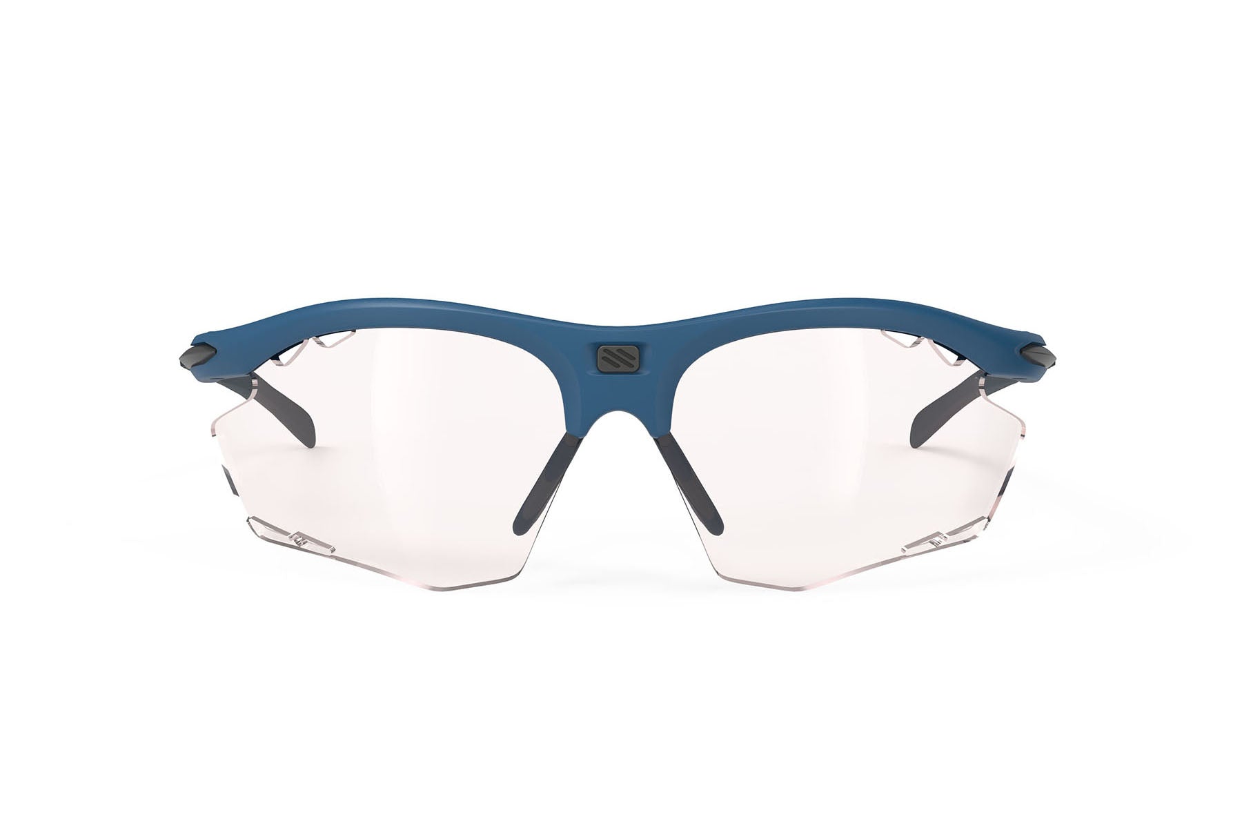 Rudy Project prescription ready running and cycling sunglasses#color_rydon-pacific-blue-matte-frame-and-impactx-photochromic-2-red-running-lenses