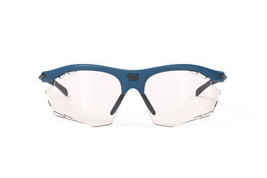 Rudy Project prescription ready running and cycling sunglasses#color_rydon-pacific-blue-matte-frame-and-impactx-photochromic-2-red-running-lenses