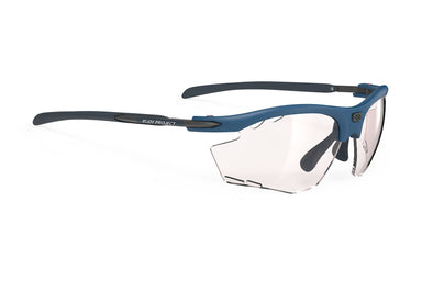 Rudy Project prescription ready running and cycling sunglasses#color_rydon-pacific-blue-matte-frame-and-impactx-photochromic-2-red-running-lenses
