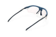 Rudy Project prescription ready running and cycling sunglasses#color_rydon-pacific-blue-matte-frame-and-impactx-photochromic-2-red-running-lenses
