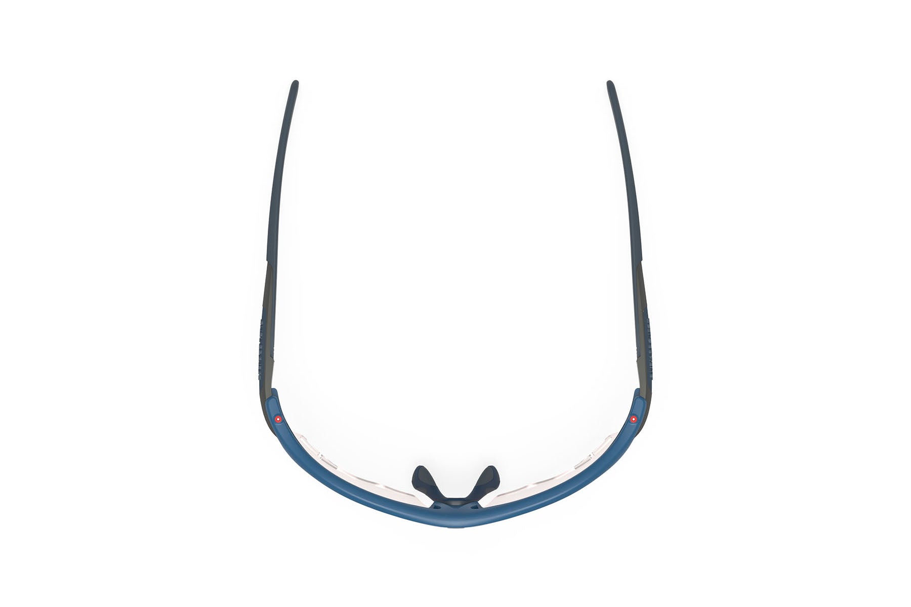 Rudy Project prescription ready running and cycling sunglasses#color_rydon-pacific-blue-matte-frame-and-impactx-photochromic-2-red-running-lenses
