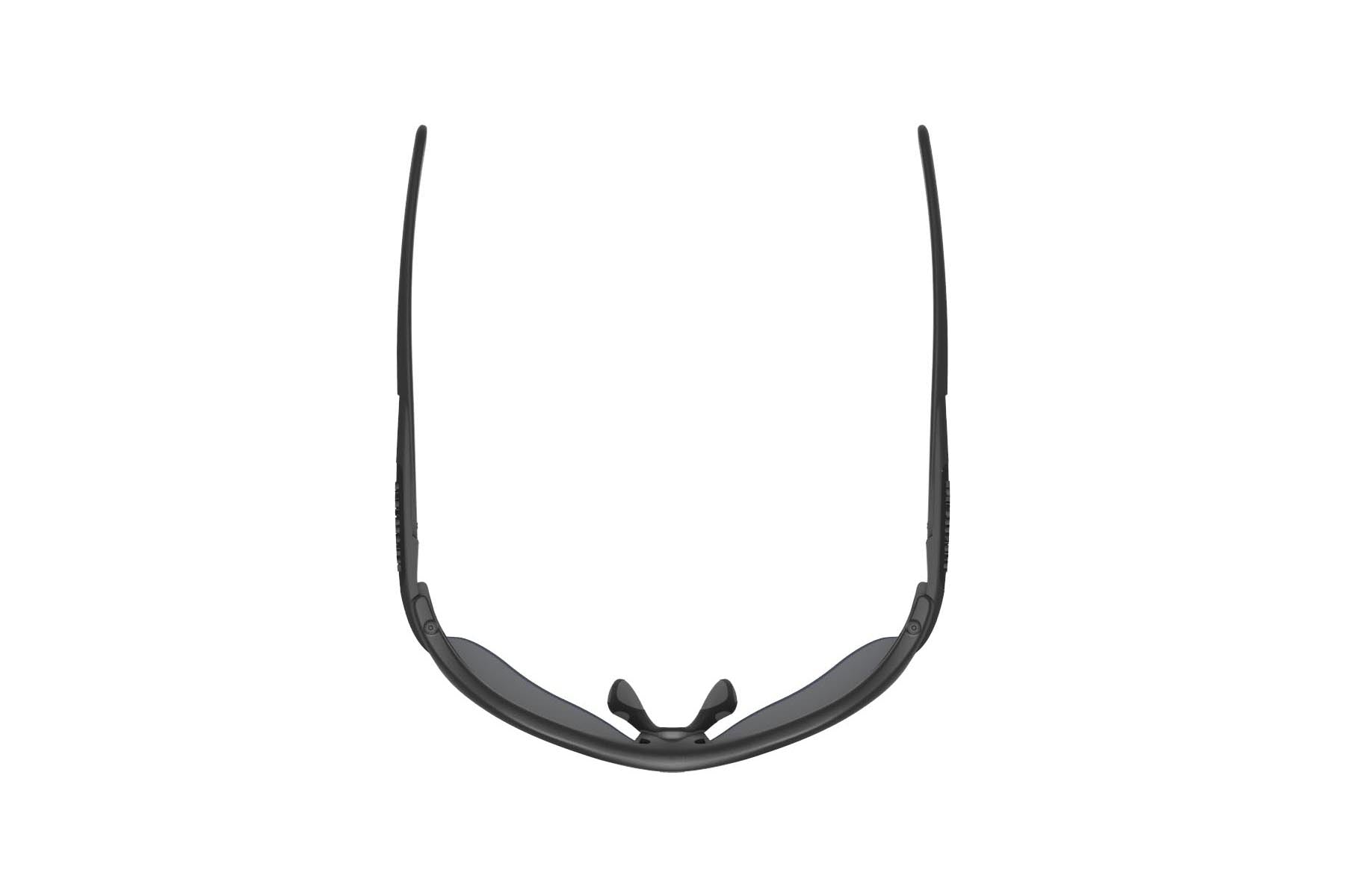 Rudy Project prescription ready running and cycling womens sport sunglasses#color_rydon-slim-curva-matte-black-frame-with-multilaser-gold-lenses