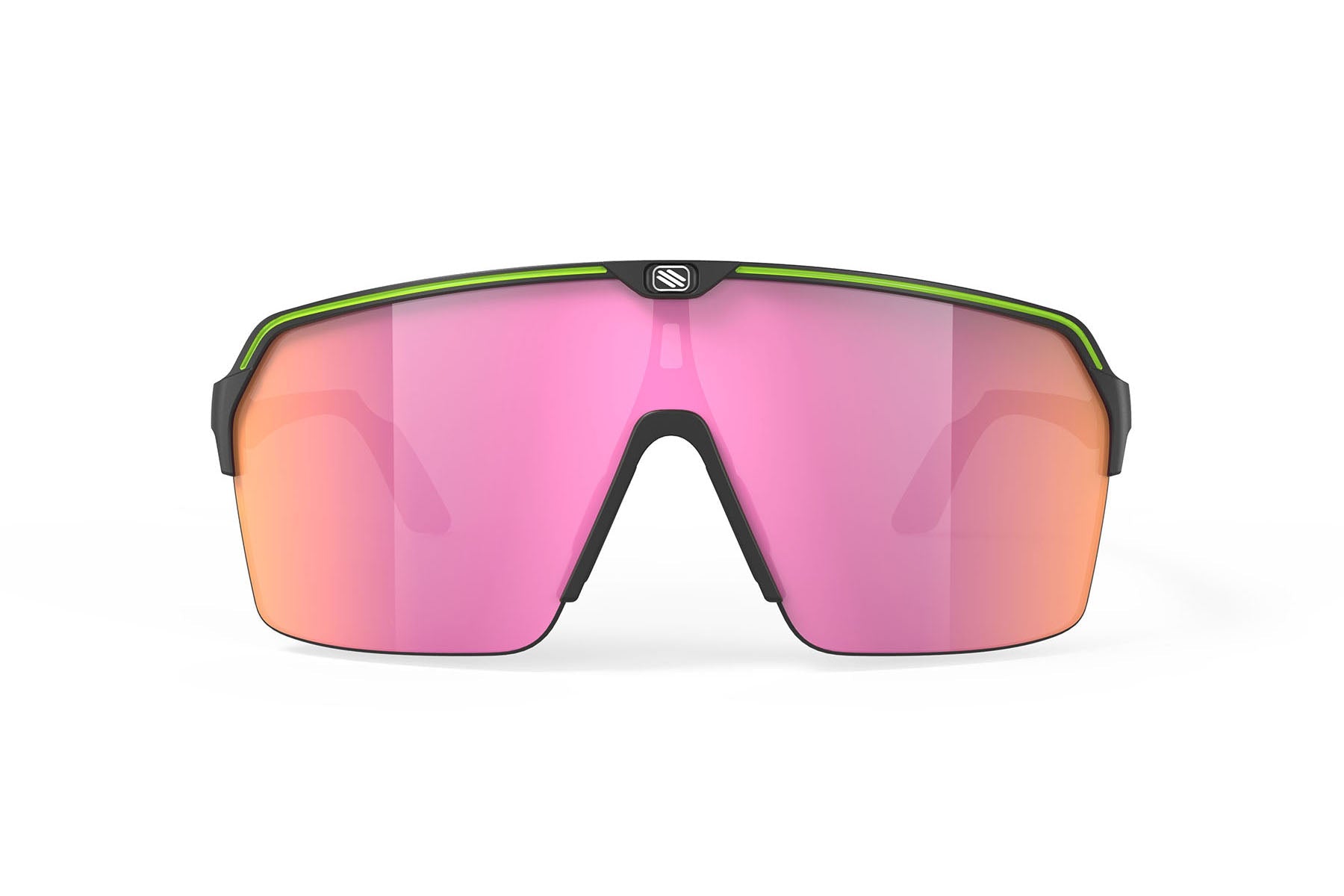 Rudy Project running and cycling sunglasses#color_spinshield-air-limited-black-matte-with-multilaser-sunset-lenses