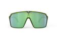Rudy Project running and cycling sunglasses#color_spinshield-limited-olive-matte-with-multilaser-green-lenses