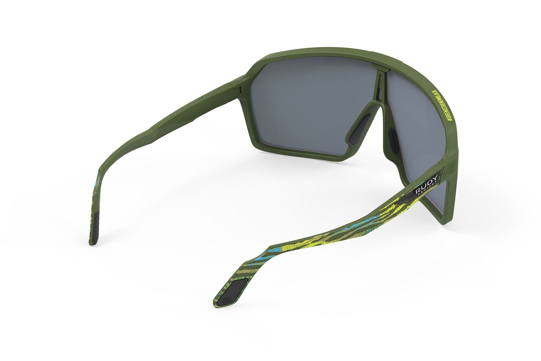 Rudy Project running and cycling sunglasses#color_spinshield-limited-olive-matte-with-multilaser-green-lenses