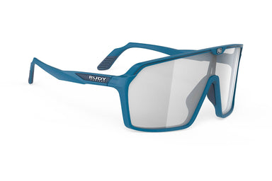 Rudy Project running and cycling sunglasses#color_spinshield-pacific-blue-matte-with-impactx-photochromic-2-laser-black-lenses
