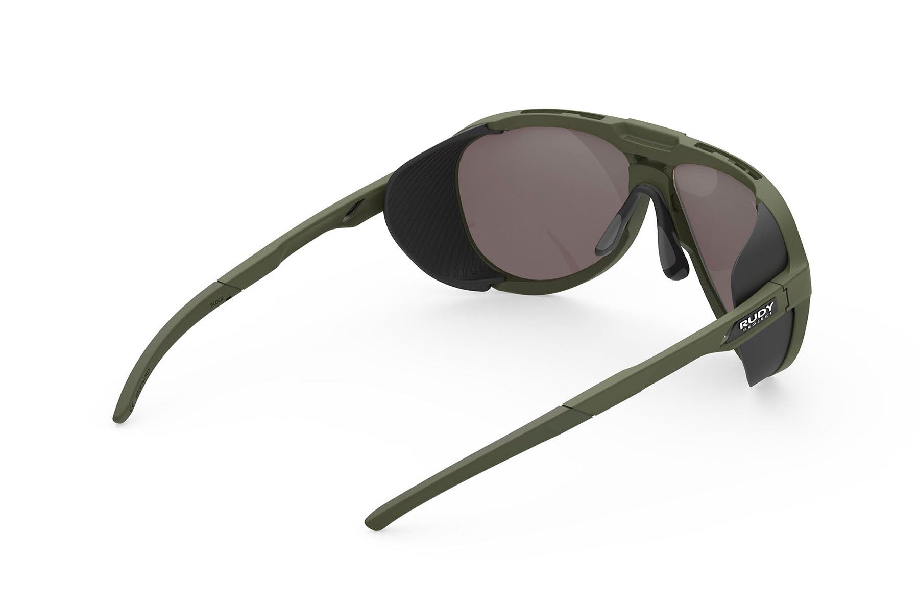 Rudy Project Stardash prescription hiking and glacier sport sunglasses#color_stardash-olive-matte-with-multilaser-orange-lenses
