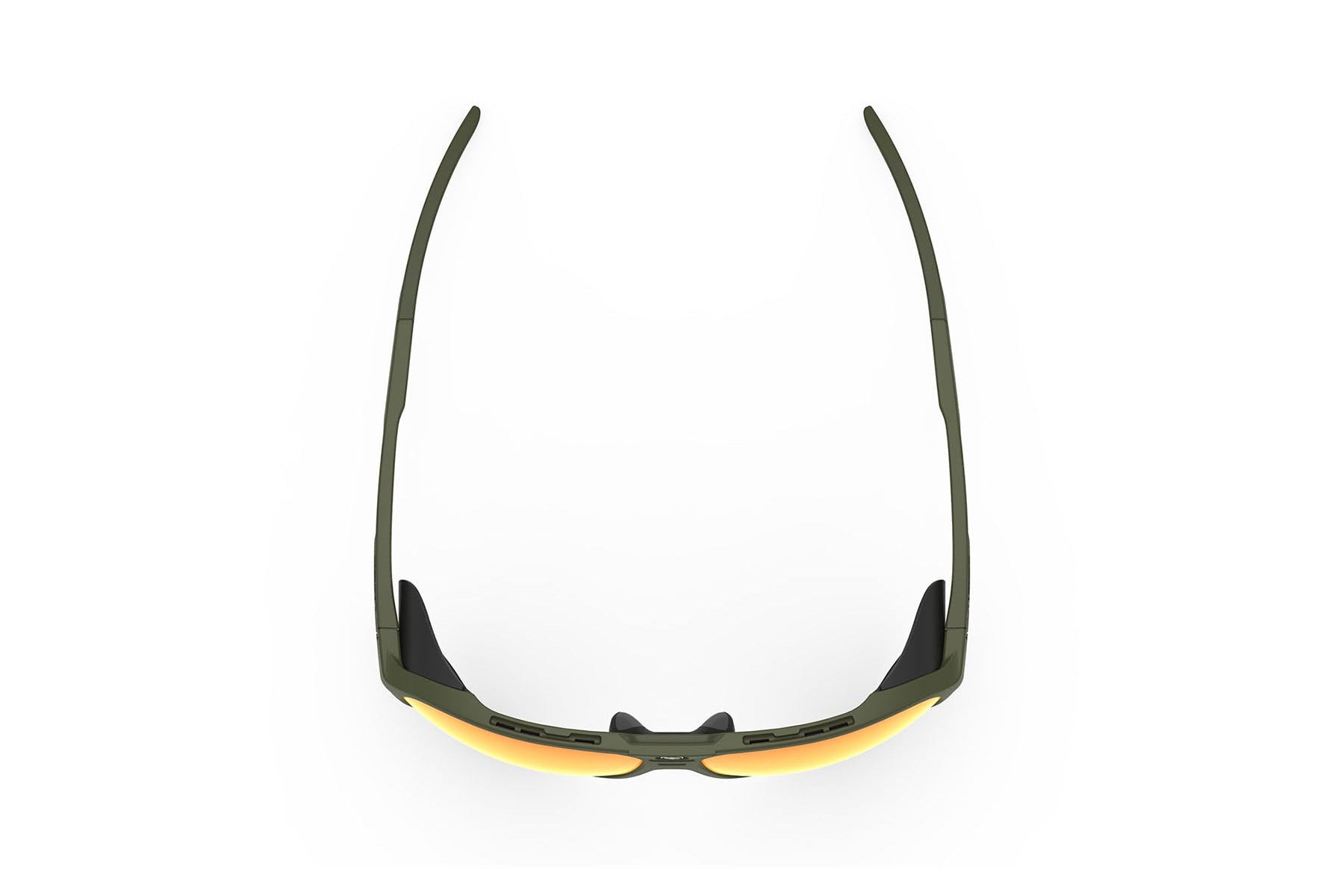 Rudy Project Stardash prescription hiking and glacier sport sunglasses#color_stardash-olive-matte-with-multilaser-orange-lenses