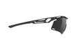 Rudy Project Tralyx running and cycling sport shield prescription sunglasses#color_tralyx-plus-matte-black-frame-with-smoke-black-lenses