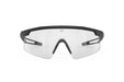 Rudy Project Turbolence all-sport shield sunglasses are perfect for any outdoor activities including running, cycling, gravel biking, mountain biking, boating, golf and pickleball#color_turbolence-black-matte-with-impactx-photochromic-2-black-lenses