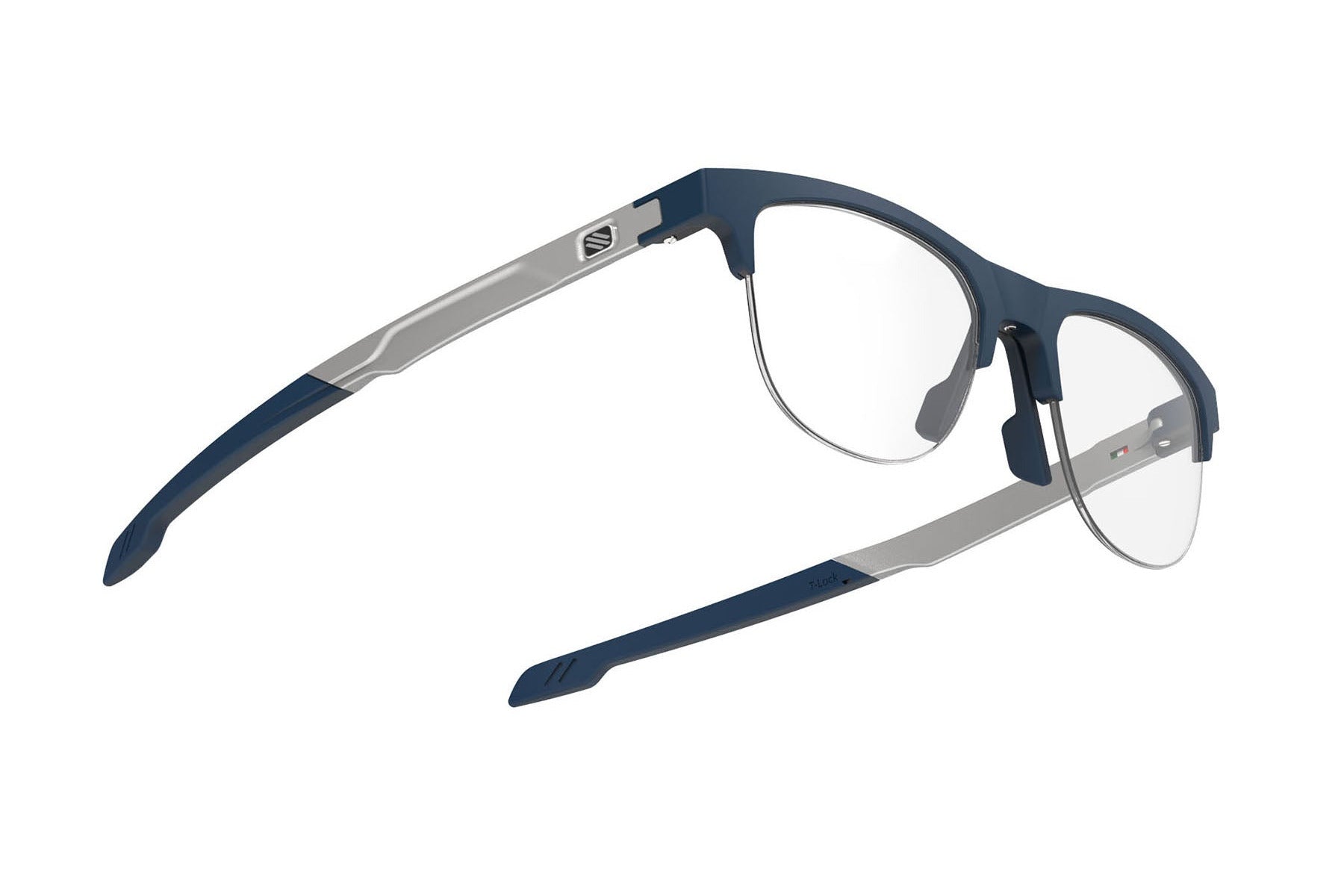 Rudy Project ophthalmic prescription eyeglass frames#color_inkas-half-rim-shape-b-blue-navy