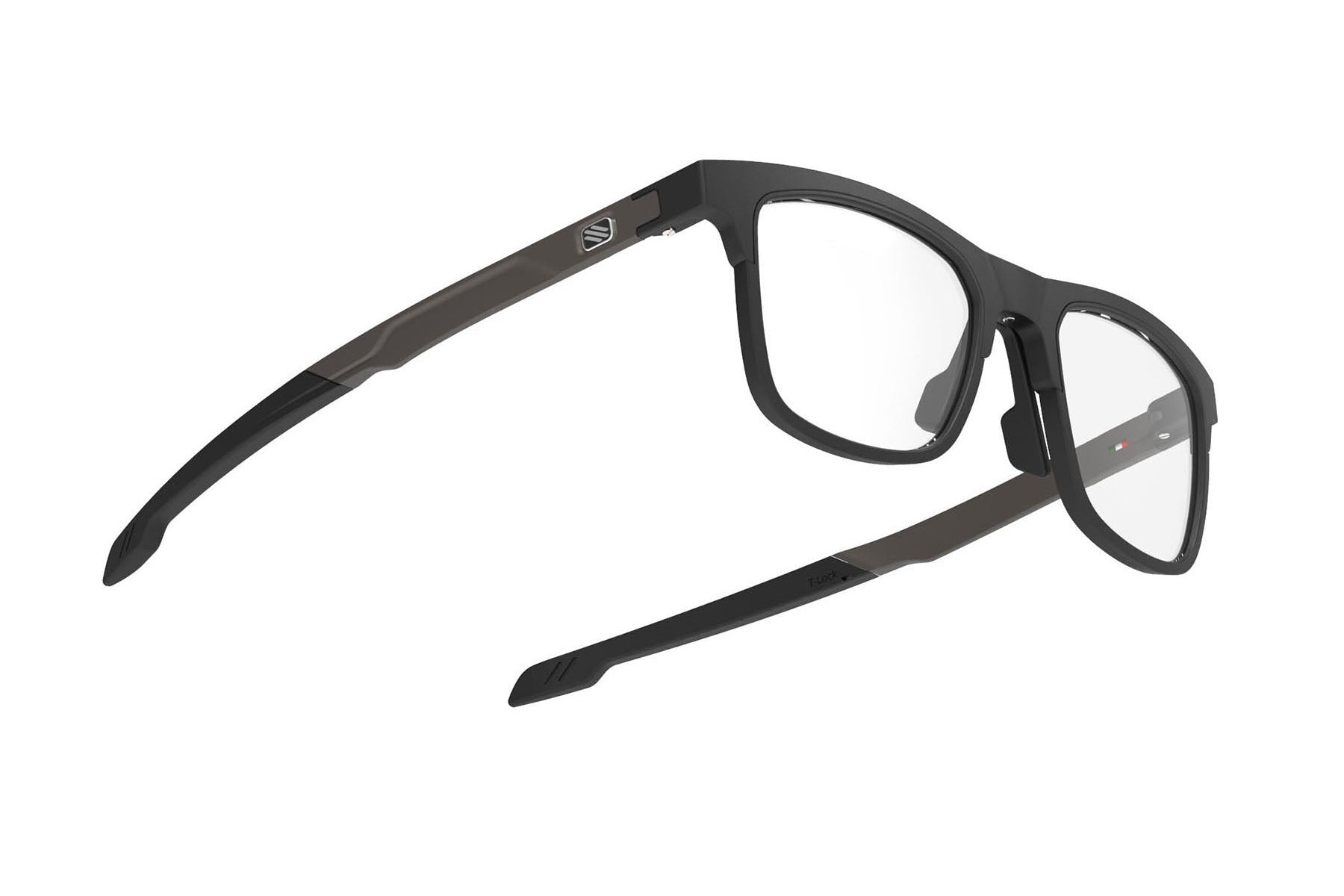 Rudy Project ophthalmic prescription eyeglass frames#color_inkas-full-rim-matte-black