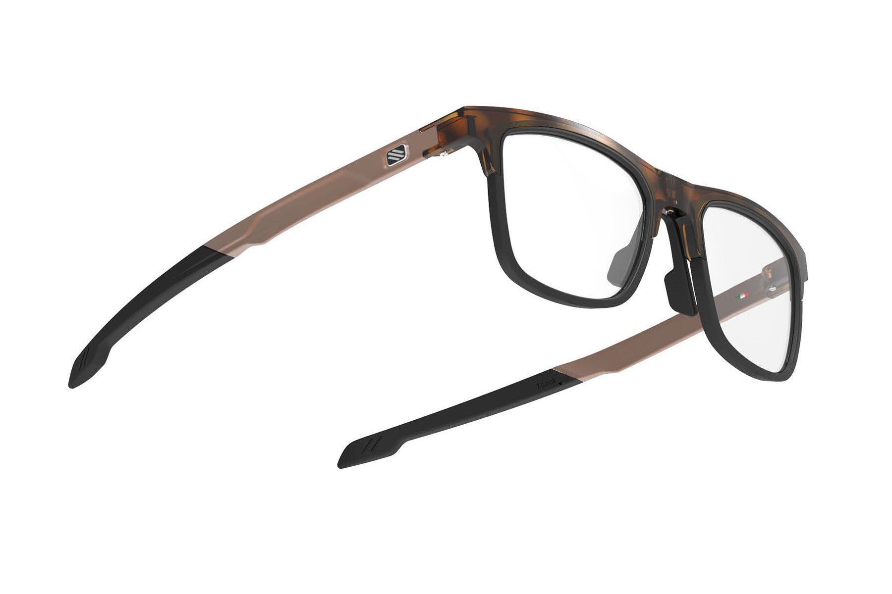 Rudy Project ophthalmic prescription eyeglass frames#color_inkas-full-rim-demi-turtle-gloss