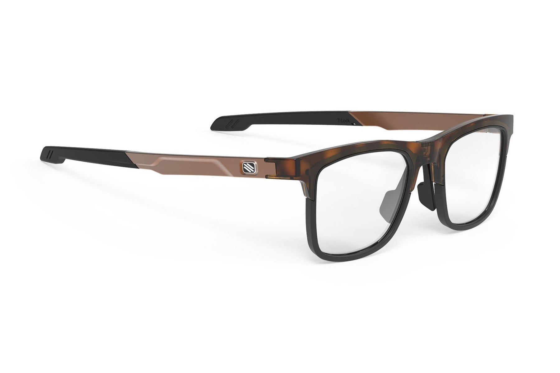 Rudy Project ophthalmic prescription eyeglass frames#color_inkas-full-rim-demi-turtle-gloss